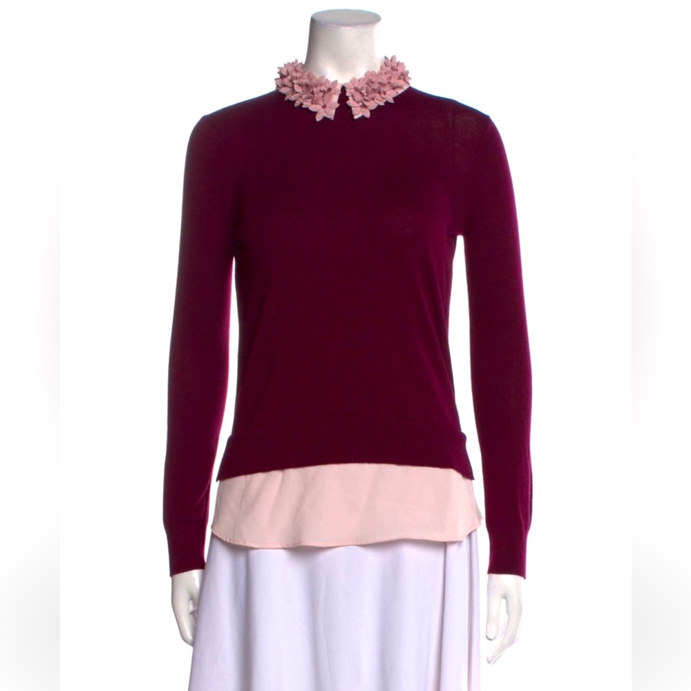 Ted Baker 🧸 Gorgeous Burgundy Sweater, Size XS. Great condition